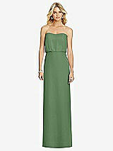 Front View Thumbnail - Vineyard Green Full Length Lux Chiffon Blouson Bodice