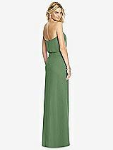 Rear View Thumbnail - Vineyard Green Full Length Lux Chiffon Blouson Bodice