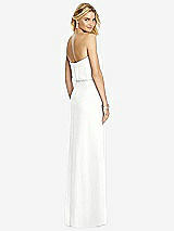 Rear View Thumbnail - White Full Length Lux Chiffon Blouson Bodice