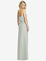 Rear View Thumbnail - Willow Green Full Length Lux Chiffon Blouson Bodice