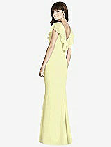 Rear View Thumbnail - Butter Yellow After Six Bridesmaid Dress 6779