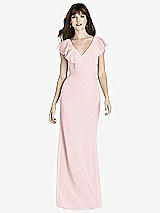 Front View Thumbnail - Ballet Pink After Six Bridesmaid Dress 6779