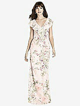 Front View Thumbnail - Blush Garden After Six Bridesmaid Dress 6779