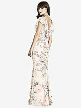 Rear View Thumbnail - Blush Garden After Six Bridesmaid Dress 6779