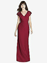 Front View Thumbnail - Burgundy After Six Bridesmaid Dress 6779