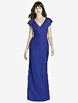 Front View Thumbnail - Cobalt Blue After Six Bridesmaid Dress 6779