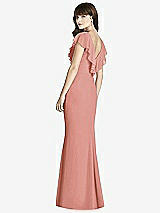 Rear View Thumbnail - Desert Rose After Six Bridesmaid Dress 6779