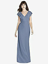 Front View Thumbnail - Larkspur Blue After Six Bridesmaid Dress 6779