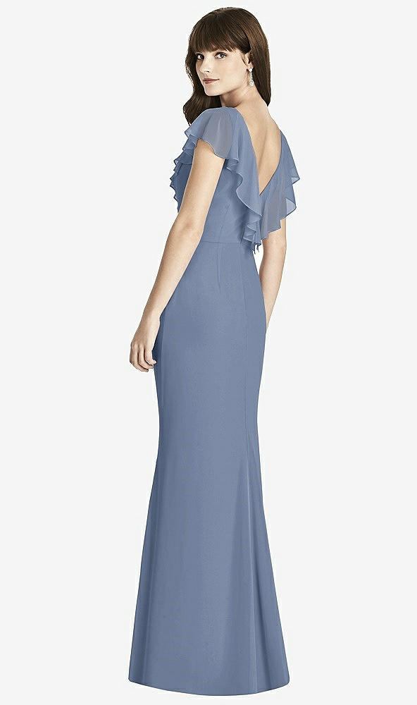 Back View - Larkspur Blue After Six Bridesmaid Dress 6779