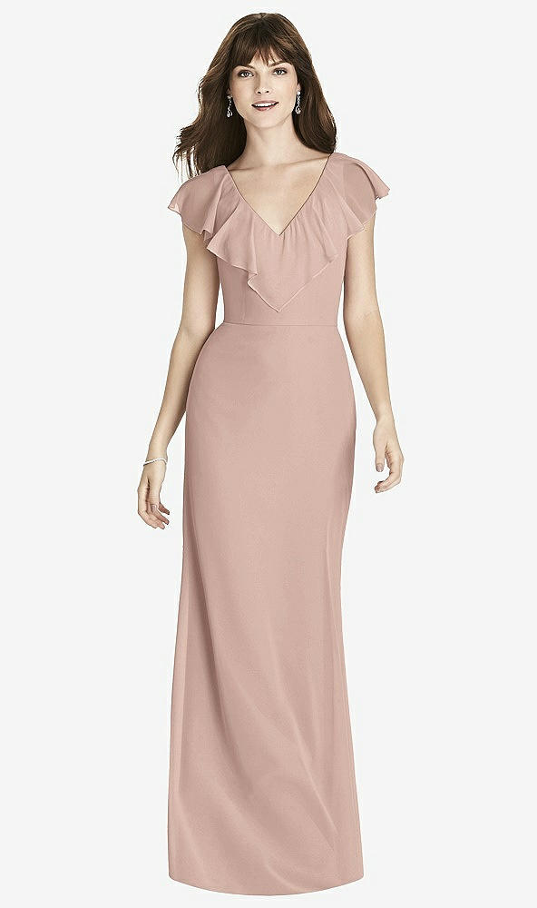 Front View - Neu Nude After Six Bridesmaid Dress 6779