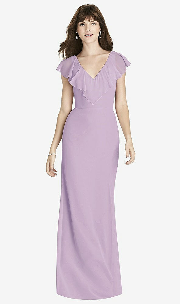 Front View - Pale Purple After Six Bridesmaid Dress 6779