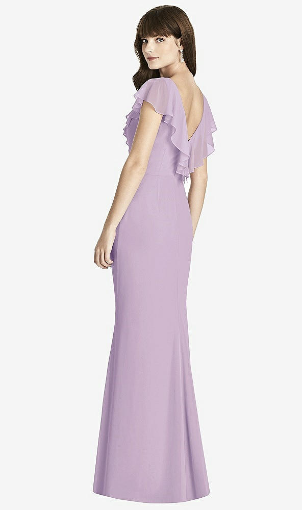 Back View - Pale Purple After Six Bridesmaid Dress 6779