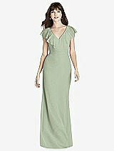 Front View Thumbnail - Sage After Six Bridesmaid Dress 6779