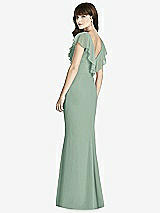 Rear View Thumbnail - Seagrass After Six Bridesmaid Dress 6779