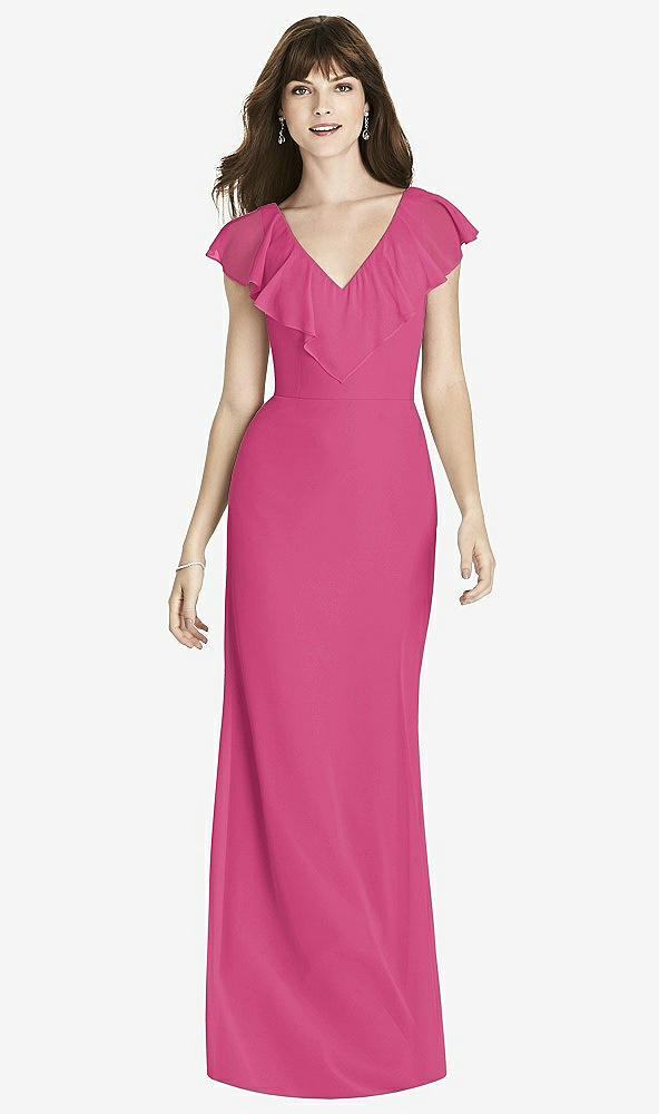 Front View - Tea Rose After Six Bridesmaid Dress 6779