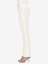 Alt View 1 Thumbnail - Ivory Women's Ivory Tuxedo Trouser