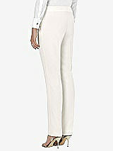 Rear View Thumbnail - Ivory Women's Ivory Tuxedo Trouser