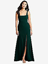 Front View Thumbnail - Evergreen Bella Bridesmaids Dress BB136