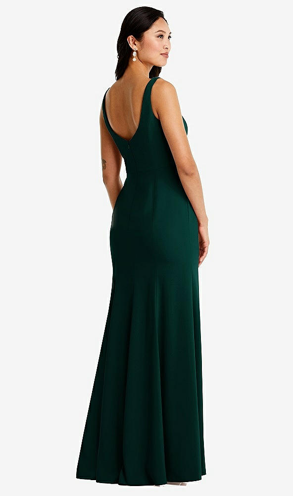 Back View - Evergreen Bella Bridesmaids Dress BB136