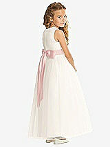 Rear View Thumbnail - Ivory & Rose Flower Girl Dress FL4002