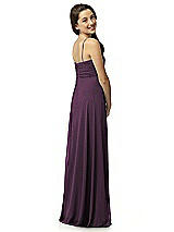 Rear View Thumbnail - Aubergine Junior Bridesmaid Style JR518