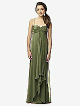 Front View Thumbnail - Olive Green Junior Bridesmaid Style JR518