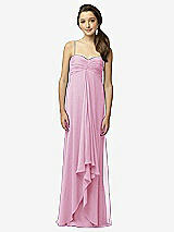 Front View Thumbnail - Powder Pink Junior Bridesmaid Style JR518