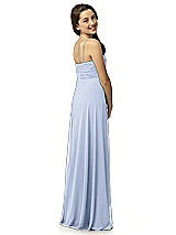 Rear View Thumbnail - Sky Blue Junior Bridesmaid Style JR518