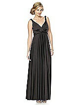 Alt View 3 Thumbnail - Graphite Twist Wrap Convertible Maxi Dress