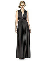 Alt View 5 Thumbnail - Graphite Twist Wrap Convertible Maxi Dress