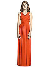 Front View Thumbnail - Tangerine Tango Dessy Collection Junior Bridesmaid Dress JR535