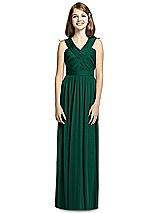 Front View Thumbnail - Hunter Green Dessy Collection Junior Bridesmaid Dress JR535