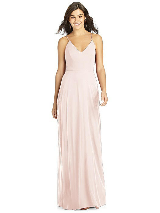 Criss Cross Back A-Line Maxi Dress