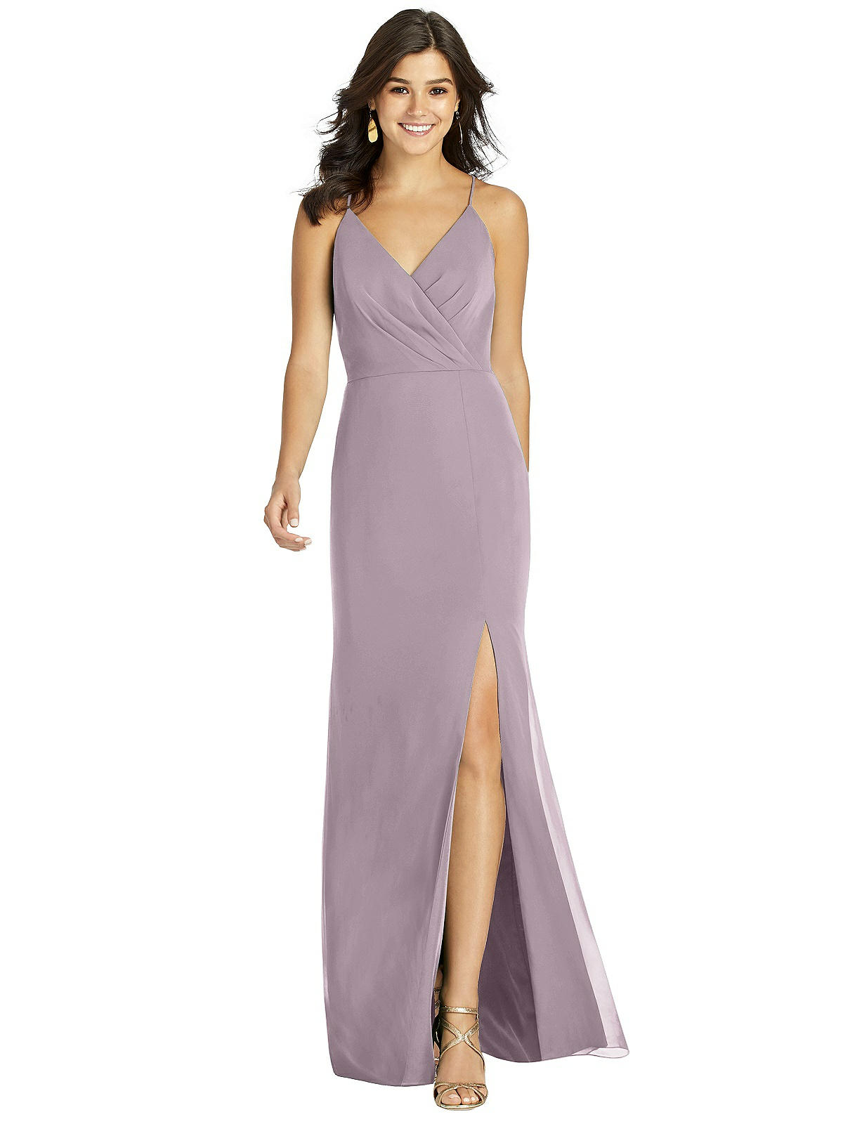 Black Back Criss-Cross Satin Mermaid Bridesmaid Dresses