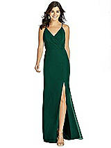 Front View Thumbnail - Hunter Green Thread Bridesmaid Style Cora