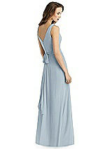 Rear View Thumbnail - Mist Thread Bridesmaid Style Layla