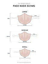 Alt View 1 Thumbnail - Blush Satin Twill Reusable Face Mask