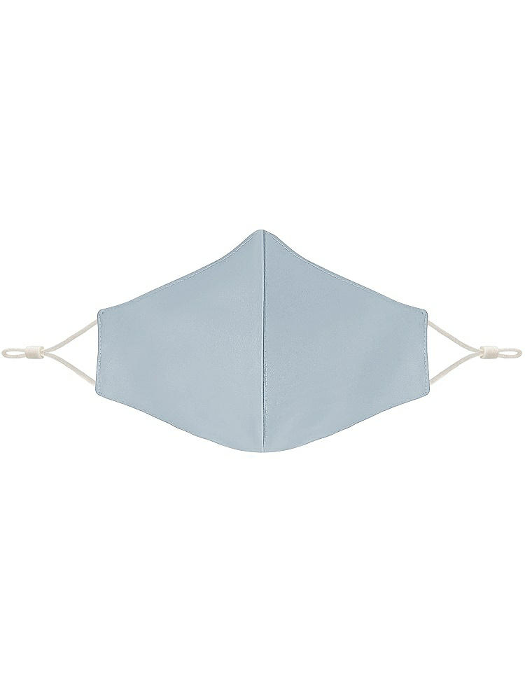 Front View - Mist Satin Twill Reusable Face Mask