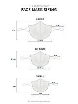 Alt View 1 Thumbnail - White Satin Twill Reusable Face Mask