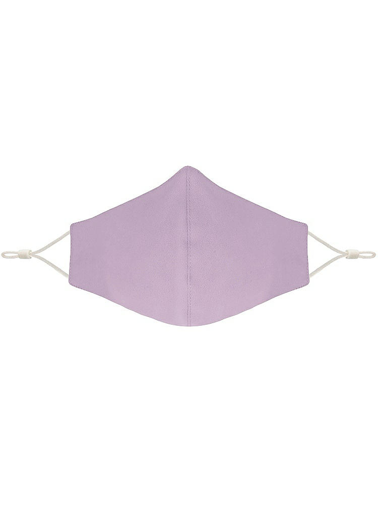 Front View - Pale Purple Crepe Reusable Face Mask