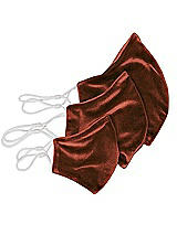 Rear View Thumbnail - Auburn Moon Lux Velvet Reusable Face Mask