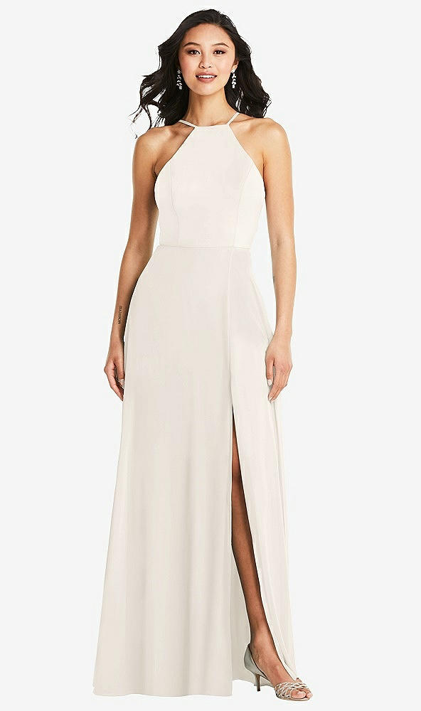 Front View - Ivory Bella Bridesmaids Dress BB129