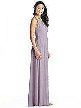 Side View Thumbnail - Lilac Haze Bella Bridesmaids Dress BB131