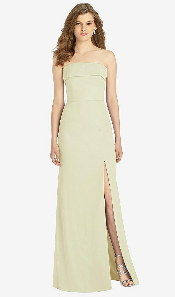 Front View - Butter Yellow Bella Bridesmaids Dress BB139