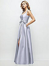 Front View Thumbnail - Silver Dove Scoop-Neck Tank Bodice Maxi Dress with Full Skirt