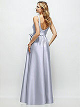 Rear View Thumbnail - Silver Dove Scoop-Neck Tank Bodice Maxi Dress with Full Skirt