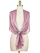 Alt View 2 Thumbnail - Dusty Pink Lux Chiffon Stole