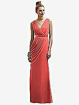 Front View Thumbnail - Perfect Coral Lela Rose Bridesmaids Style LR174