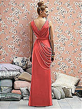 Rear View Thumbnail - Perfect Coral Lela Rose Bridesmaids Style LR174