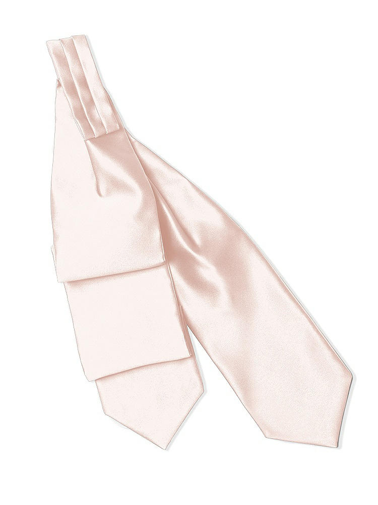 Back View - Blush Matte Satin Cravats by After Six